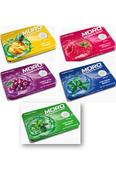 Moro حلوى مورو نكهات متنوعة مع فيتامين سي
