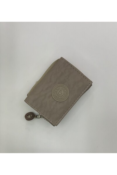 PurpleART Women's Crinkle Fabric Small Wallet 8X11Cm