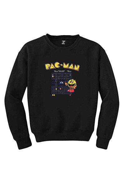 WAKHA سترة باك مان الثمانينية السوداء