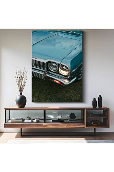 gurbaart Chevrolet Impala Klasik Amerikan Araba Kanvas Elegant Tablo Detroit ...