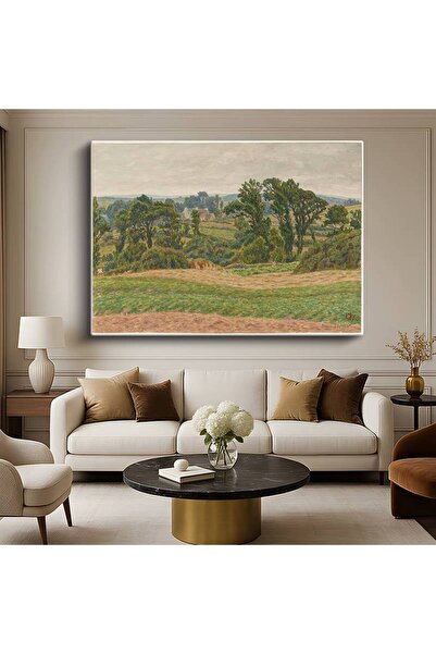 TosbArt Camille Pissarro Kırsal Peyzaj Doğa Manzarası Kanvas Tablo Sanat Tabl...