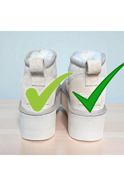 bienqa UCC* klasik Eva taban deri ve kürk kadın bot