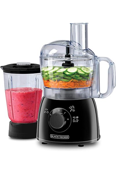 007 محضر طعام بلاك+ديكر، ٤٠٠ واط، وعاء سعة ١.٢٥ لتر، ٣٣ وظيفة، ٧ ملحقات، أسود...