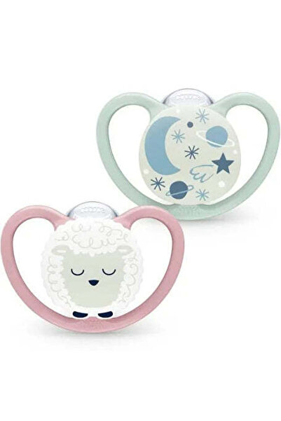 Nuk baby pacifier sheep star 6-18 month 2 piece