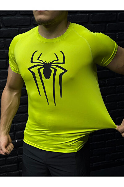 YHM Neon Compression T-Shirt – Vibrant Color, Muscle-Supporting Fitness T-Shirt