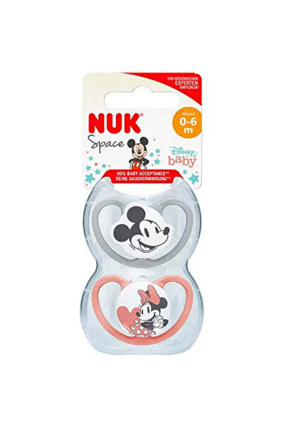 Nuk baby pacifier mickey minnie 0-6 month 2 piece