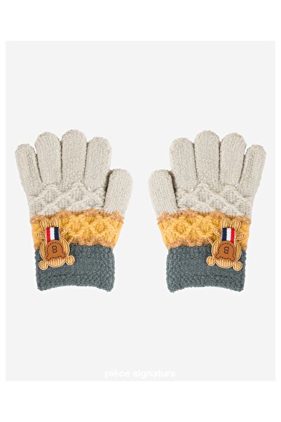 PIECE SIGNATURE 100% Acrylic Children's Gloves with Accessories (Age 3-6)