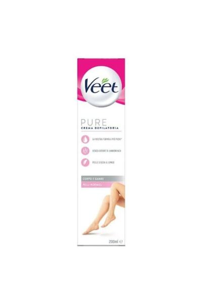 Veet Pure depilatory cream for normal skin, 200 ml