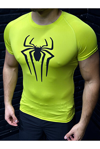 YHM Neon Compression T-Shirt – Vibrant Color, Muscle-Supporting Fitness T-Shirt