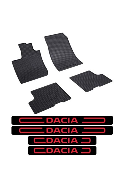 Rigum Covorașe Dacia Duster II (SUV, din 01.2018–prezent) cu 4 autocolante de...