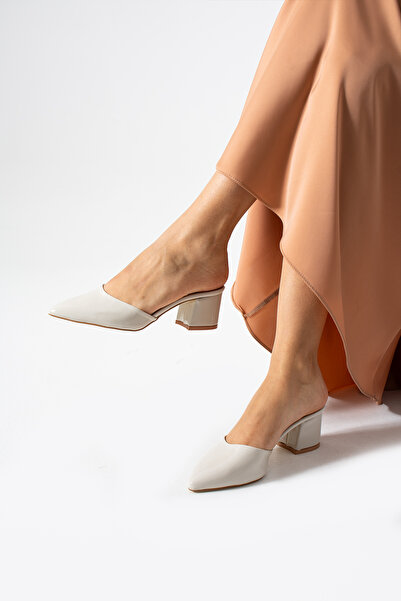 Moppy kadın klasik topuklu terlik