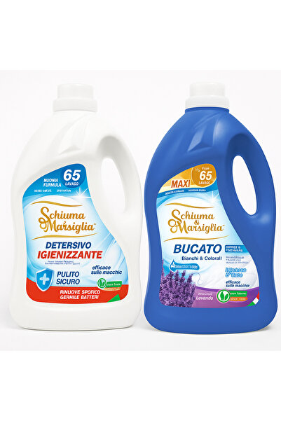 Schiuma di Marsiglia Promo Package – Sanitizer + Lavender, 2x5L