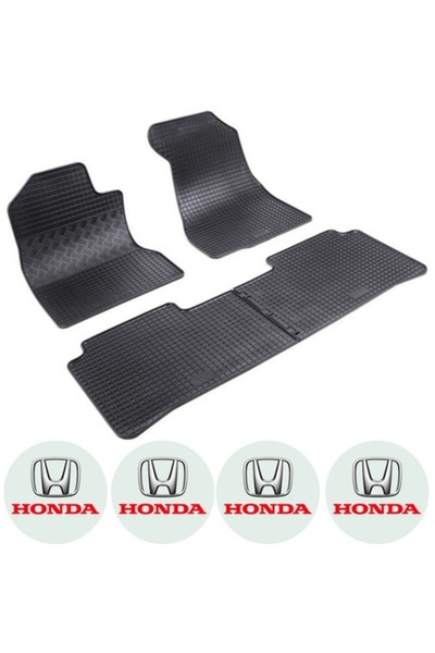 Rigum Set covorașe de cauciuc pentru Honda CR-V II SUV 2002 - 2006 și 4 autoc...