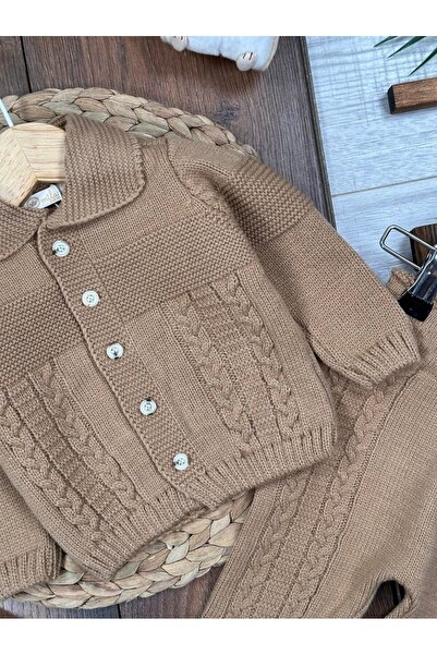 Kids Kingdom Knitwear Buttoned Soft Cotton 2-Piece Baby Boy Set