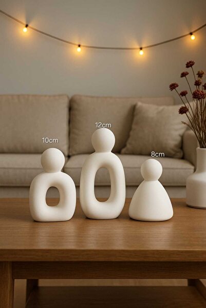 DNZ DEKOR 3lü Mini Soyut Aİle