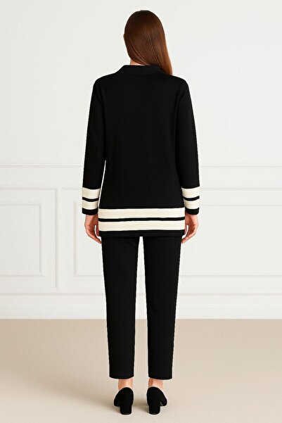 MAY MARA 2-Piece K Ribbed Knit Knitted Cardigan and Pants Tricot Set