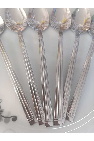 Yüsra Shop 6 Yüsra Model Tablespoons (Stainless Steel) Are Suitable for Daily Use.