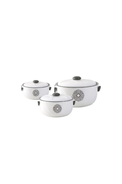 Bien Servi 3-Piece Ceramic Food Warmer Set