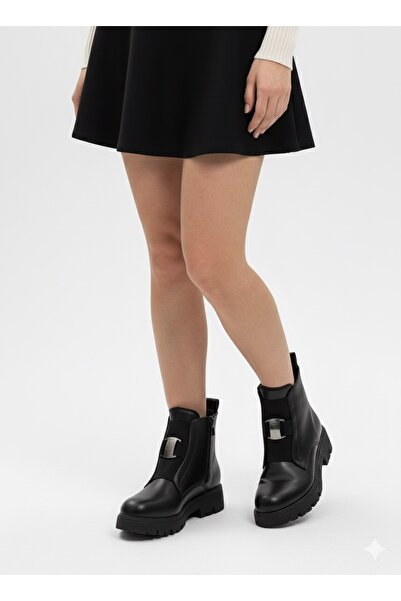 GÜLERSHOES Εγγυημένη αδιάβροχη αντιολισθητική σόλα με επένδυση από γούνα Εσωτερικά Γυναικείες μπότες με χοντρό τακούνι 36-37-38-39-40 Μέγεθος