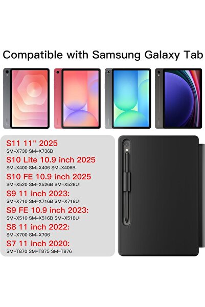 HYX Magic Keyboard Case for Samsung Galaxy Tab S10 FE/S9 FE/S9/S8/S7 10.9/11-inch