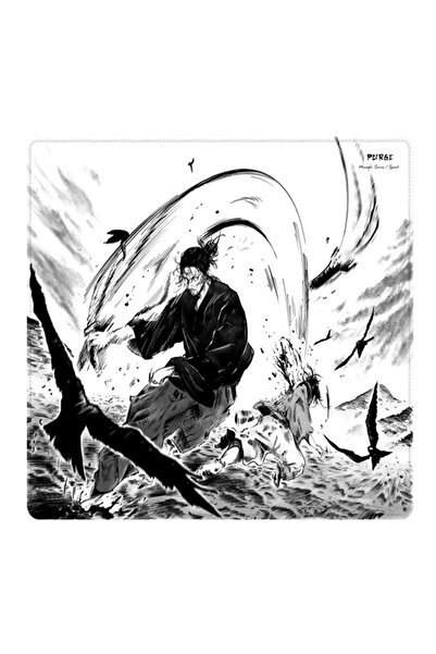 PORGE Musashi Special Edition Speed Mouse Pad 500x500x4 Mm E-sports Mouse Pad