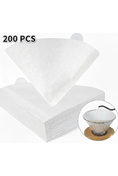 RELAXY V60 Coffee Filters,Disposable Paper Filters, Size 02, Fits Pour Over Coffee Dripper 2-4 Cups