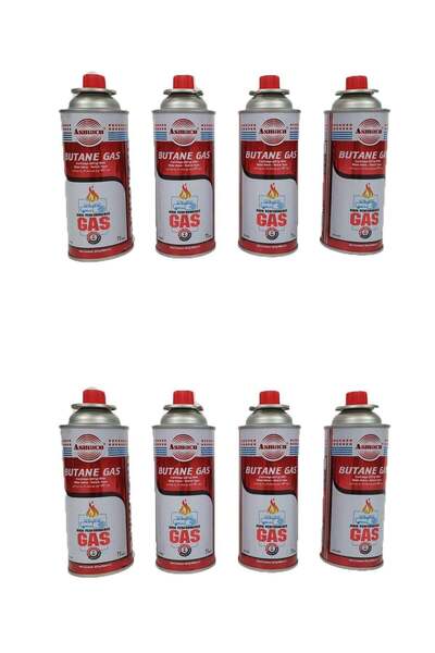 Asmaco موقد أو ولاعة غاز البوتان 8 قطع