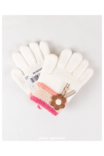 PIECE SIGNATURE 100% Acrylic Children's Gloves with Accessories (Age 3-6)