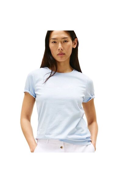 Tommy Hilfiger Tricou SCRIPT REG C-NK SS T-SHIRT