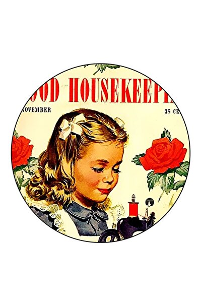 Generic RKN Vintage Art Printed Fridge Magnet Multicolour