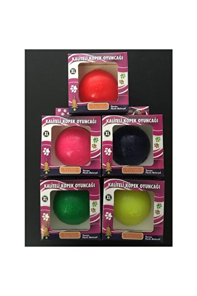 KARDELEN PET Kardelen Thermoplastic Paw Patterned Dog Play Ball XL 7.5 cm Mul...