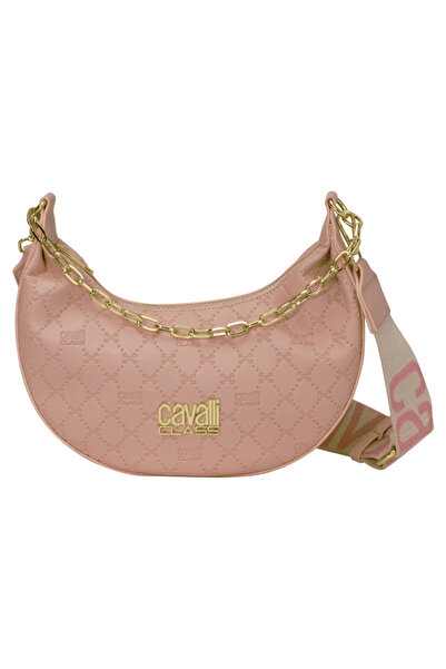Cavalli Class Geantă de umăr roz pal pentru femei CCHB01342500