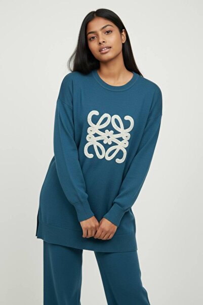 MAY MARA Tri-Kot Set of 2 with Blouse and Pants with Appliques on the Front