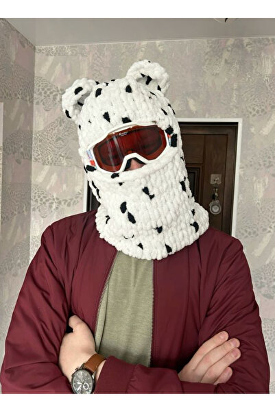 AidaAstrid Snow Mask Hat Puffy Beanie Ski&Snowboard Balaclava