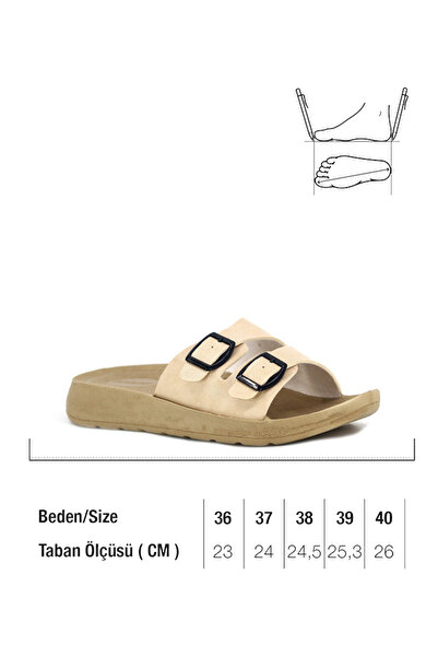 GEZER Çift Toka Rahat ve Şık Günlük Terlik