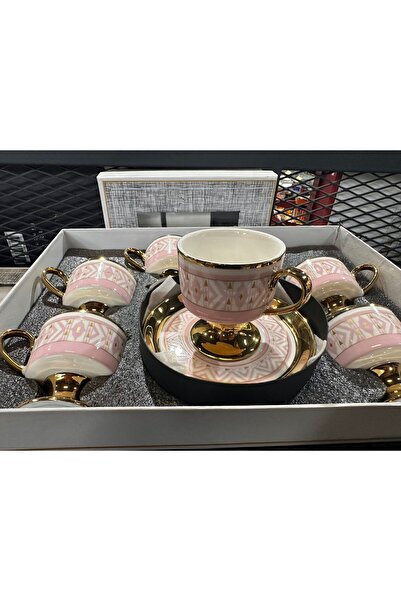 Como Colored Coffee Cup Set with Stand