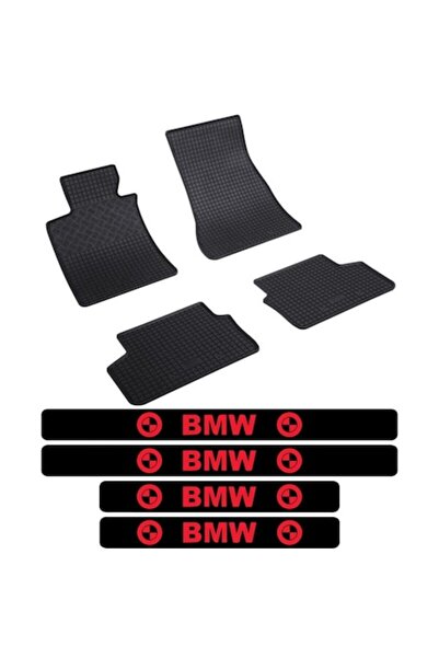 Rigum Covorașe BMW Seria 5 G31 (Touring) + Set de 4 autocolante pentru pragur...