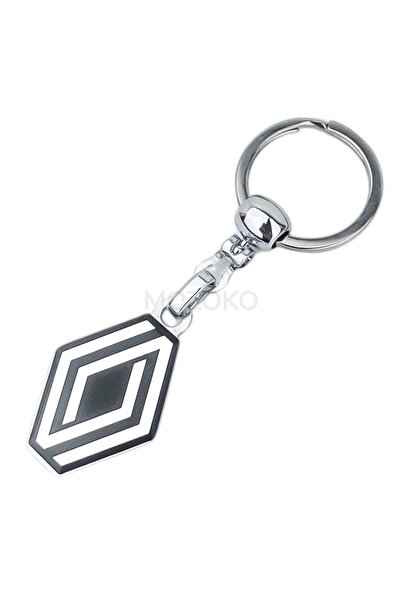 MOZOKO Високоякісний чорний брелок для ключів з логотипом Renault та стильним...