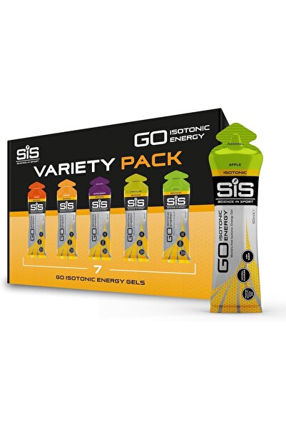 Science in Sport GO Isotonic Energy Gels - Variety Pack (7 Pack)
