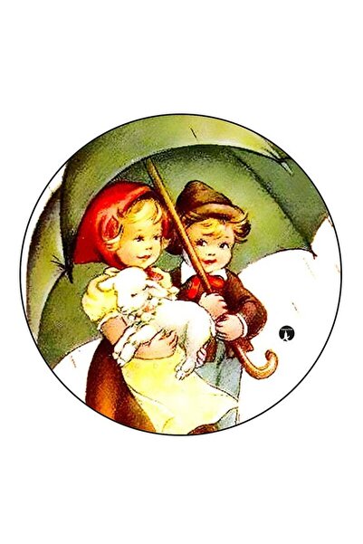 Generic RKN Vintage Art Printed Fridge Magnet Multicolour
