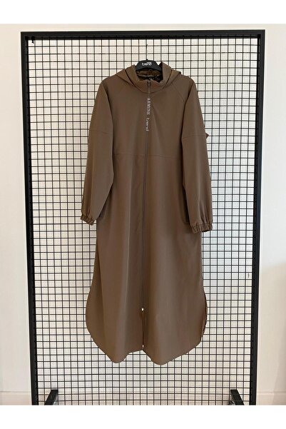 Armine TREND Boydan Fermuarlı Paraşüt Giy Çık Vizon 25KT548