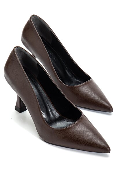 SUİNS SHOES Suins Cateline Model Women's Heeled Metallic Special Color Stiletto Shoes