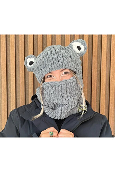 AidaAstrid Snow Mask Hat Puffy Beanie Ski&Snowboard Balaclava