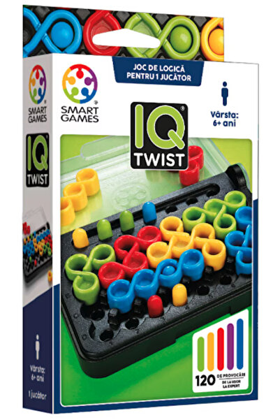 Smart Games IQ Twist Compact logic game with 120 challenges