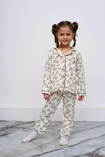 greenmoss Double Layer Muslin Children's Pajama Set