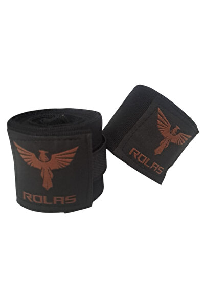 ROLAS Boks Bandajı Elastik Siyah 3.5mt BB-S3.5 (Çift)