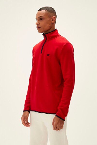 Bad Bear 21.02.12.029-C54 Backup Half-Zip Men's Sweatshirt Red