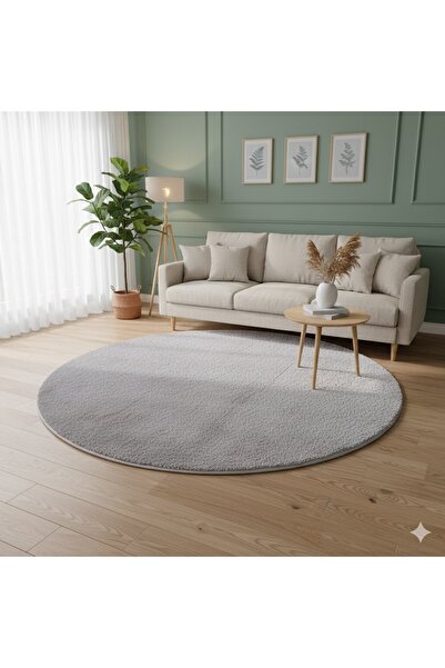 Truva Grup Fluffy Indoor Carpet, Light Gray – Soft, Elegant and Easy to Maintain