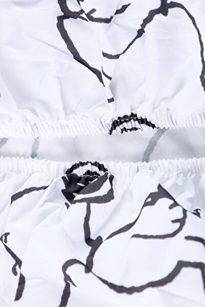 PEANUTS Graphic Print Twin Fitted Bedsheet, Multicolor