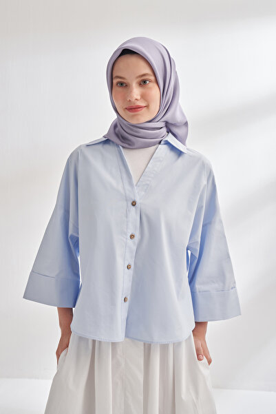 ARMANDA Premium %100 Twill İpek Eşarp Düz Çift Taraflı İpek Silk - Lavanta
